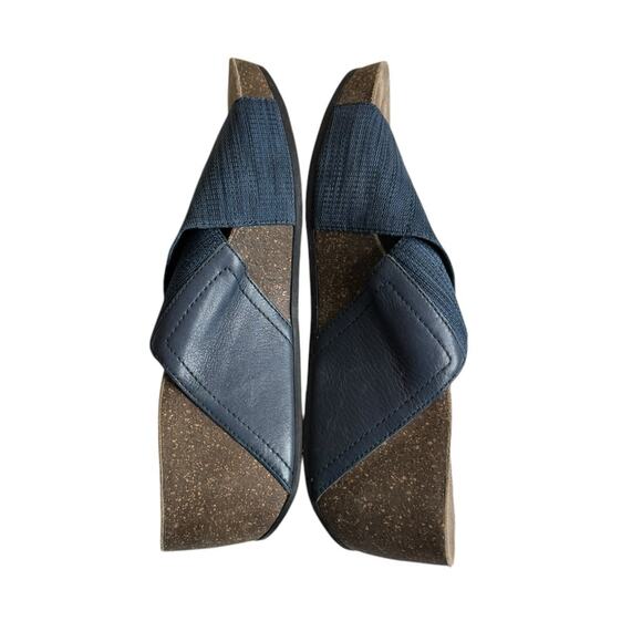 Abeo‎ Unity Leather Blend Stretch Crossover Sandals Comfortable Shoes Women's 7N - Picture 6 of 10